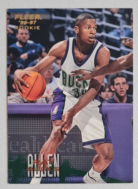 Ray Allen - 1997 Fleer/Skybox NBA Rookie #242 Bucks