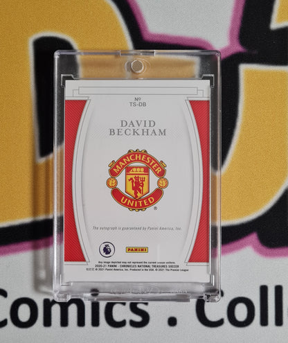David Beckham - 2020/21 Panini Chronicles National Treasures Soccer - Man United Auto/129