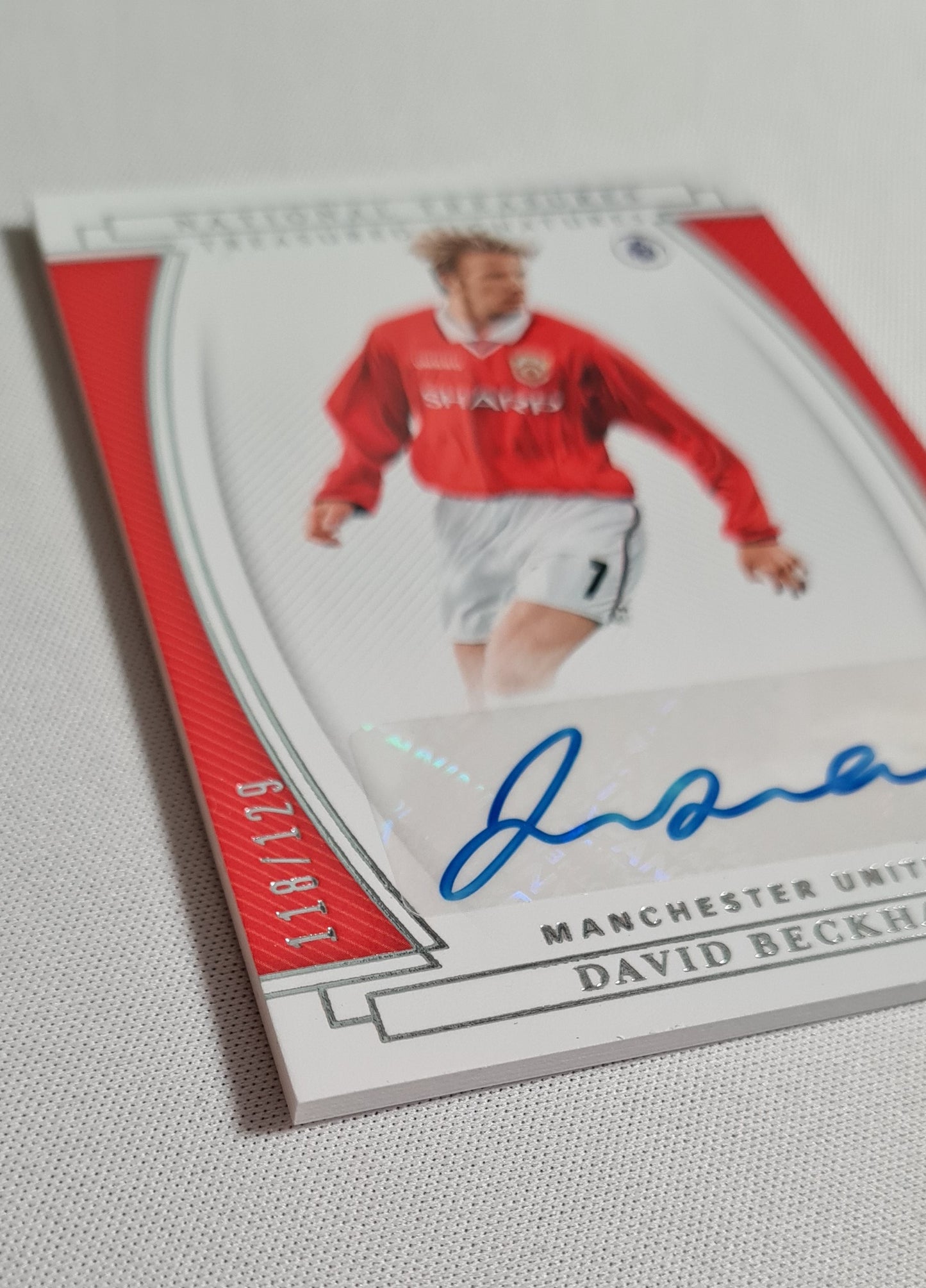 David Beckham - 2020/21 Panini Chronicles National Treasures Soccer - Man United Auto/129