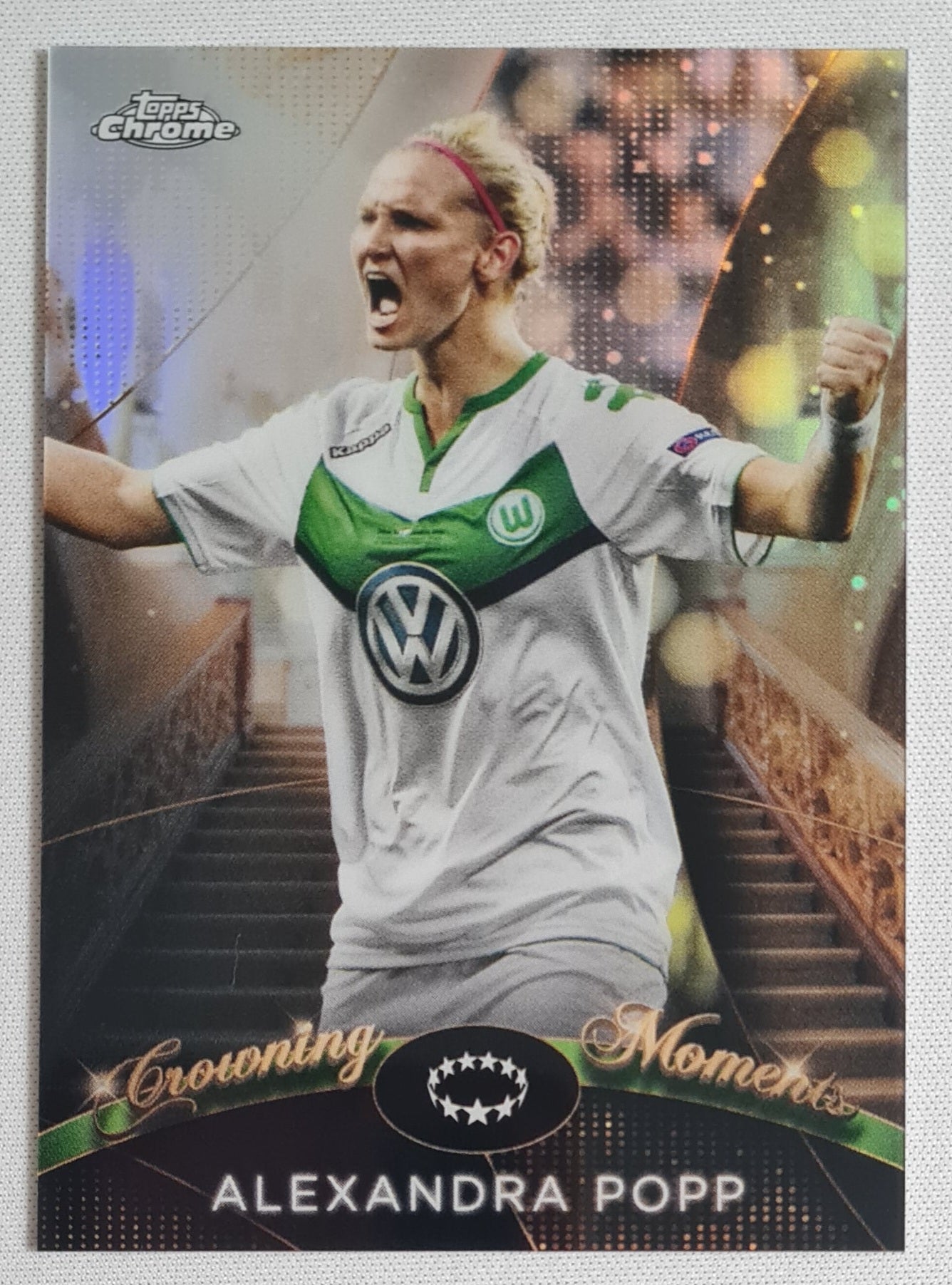 Alexandra Popp - 2023 Topps Chrome Crowning Moments #CM-4 Wolfsburg