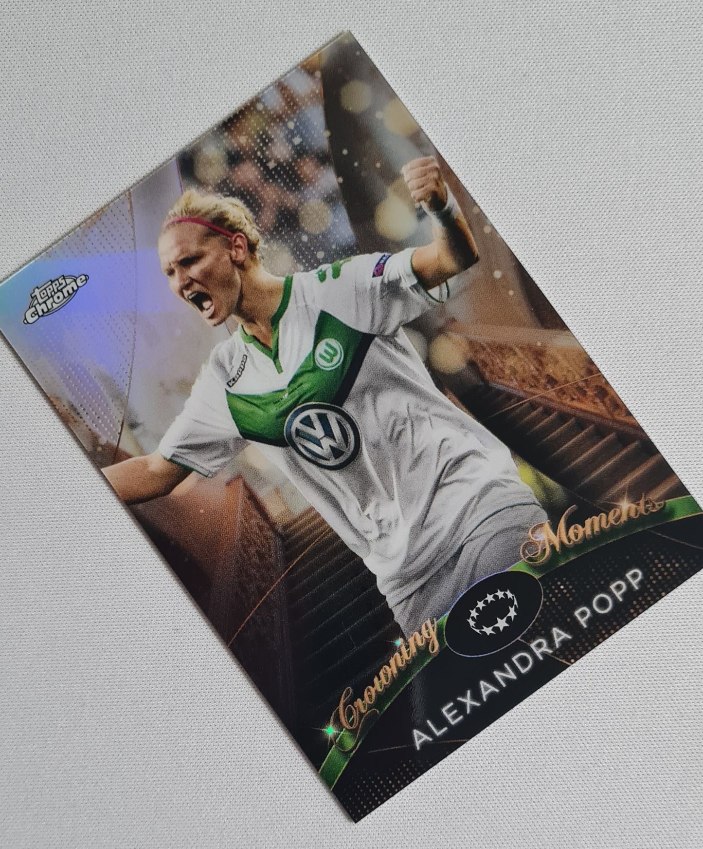 Alexandra Popp - 2023 Topps Chrome Crowning Moments #CM-4 Wolfsburg