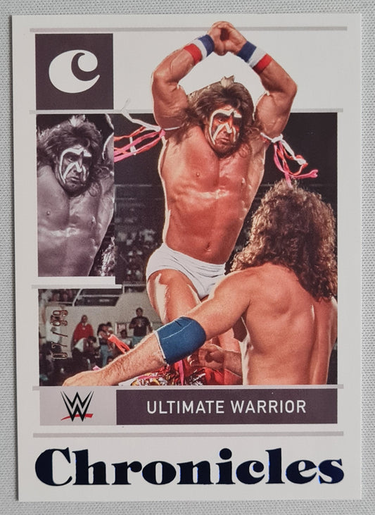 Ultimate Warrior - 2022 Panini Chronicles WWE #85 Blue Foil Parrallel /99