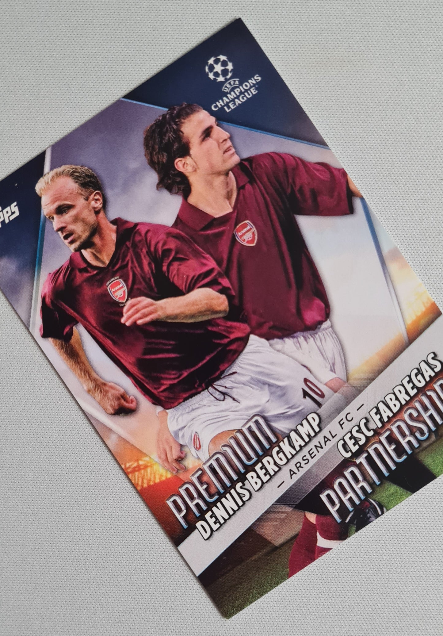 Bergkamp & Fabregas - 2023 Topps Partnership #PP-6 (CL) Arsenal FC