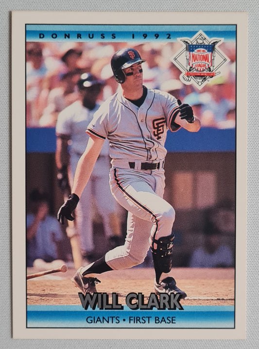 Will Clark - 1991 Leaf Donruss Giants - First Base #428