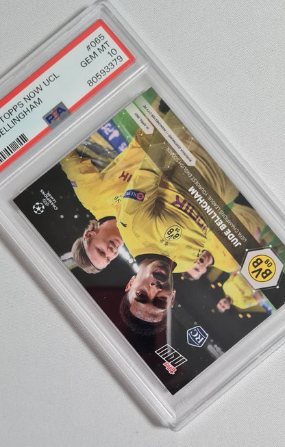 Jude Bellingham - 2020 Topps Now UCL #055 (RC) BvB09 (CL) PSA 10 GEM MT