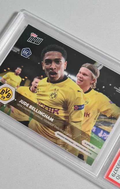 Jude Bellingham - 2020 Topps Now UCL #055 (RC) BvB09 (CL) PSA 10 GEM MT
