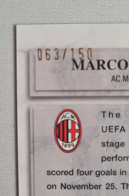 Marco van Basten - 2023 Topps Stadium Club Chrome - Legends of Europe Pink /150