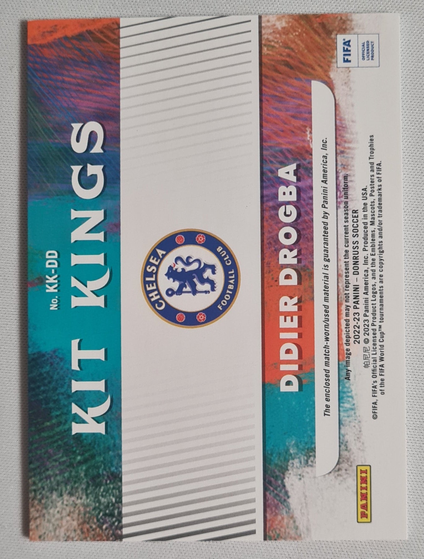 Didier Drogba - 2022/23 Panini Donruss Soccer #KK-DD "Kit Kings" /Patch
