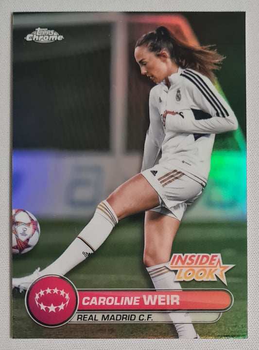 Caroline Weir - 2024 Topps Chrome Inside Look #IL-5 Real Madrid (WCL)