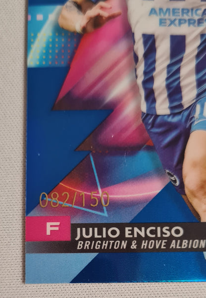Julio Enciso - 2024 Topps Finest #86 Brighton & Hove Albion FC /150