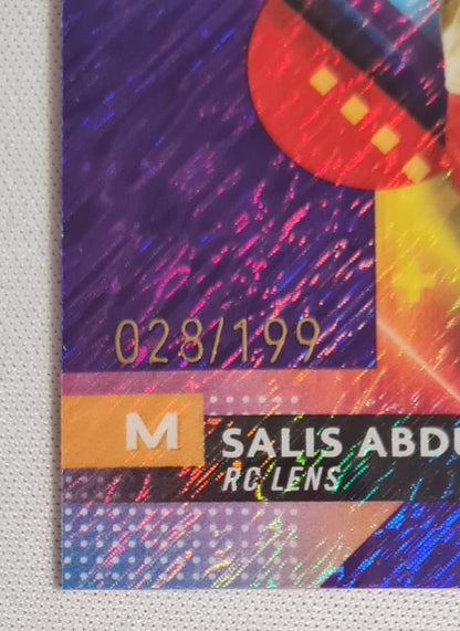 Salis Abdul Samed - 2024 Topps Finest #14 RC Lens (CL) Purple Shimmer /199