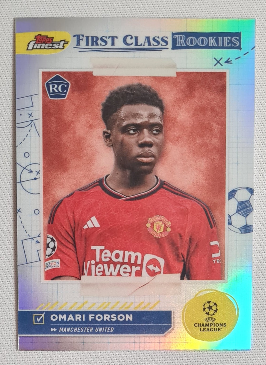 Omari Forson - 2024 Topps Finest First Class Rookies (RC) #FR-10 Refractor