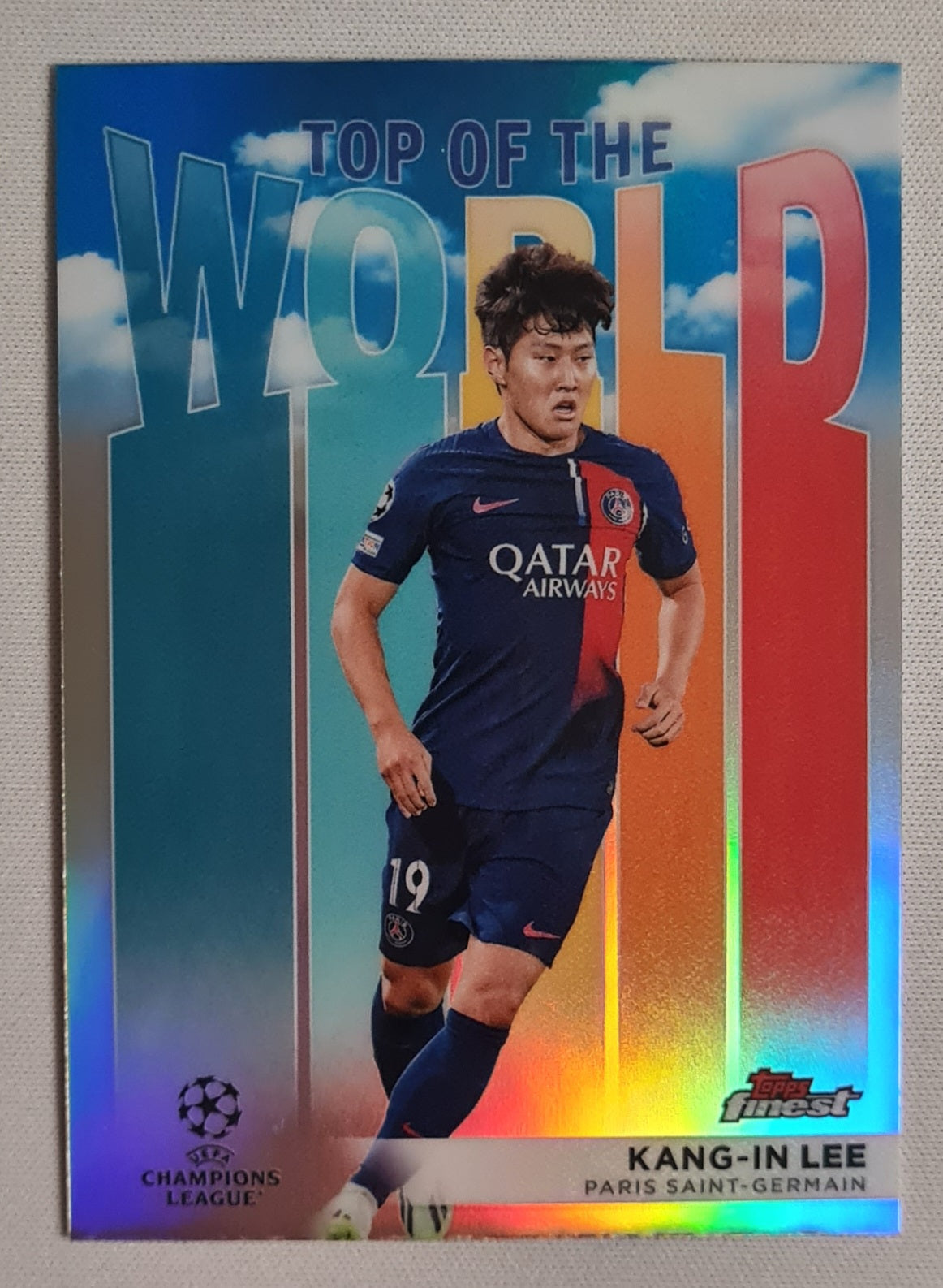Kang-in Lee - 2024 Topps Finest - Top of the World #TW-6 PSG