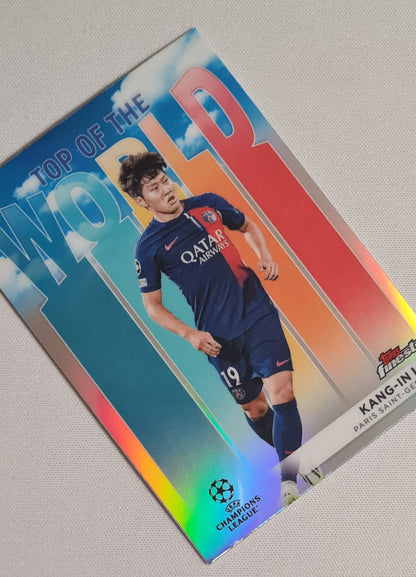 Kang-in Lee - 2024 Topps Finest - Top of the World #TW-6 PSG