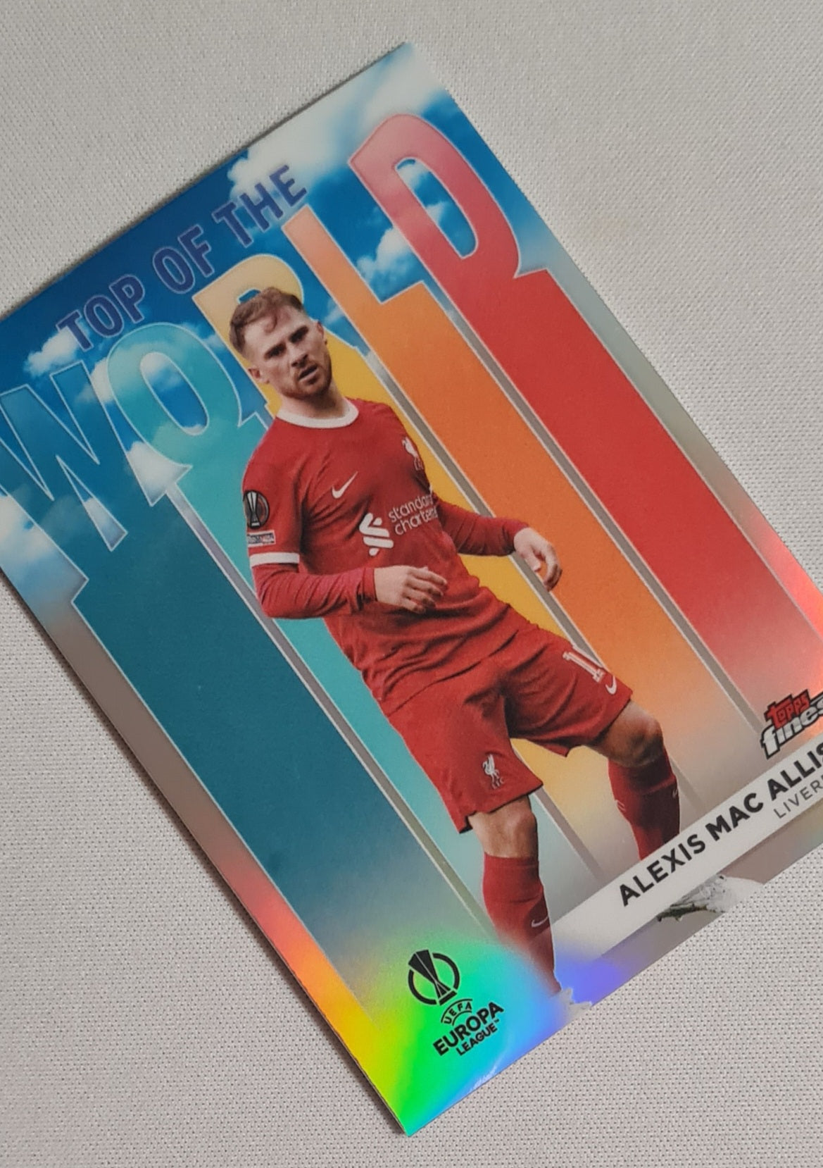 Alexis Mac Allister - 2024 Topps Finest Top of the World #TW-1 Liverpool