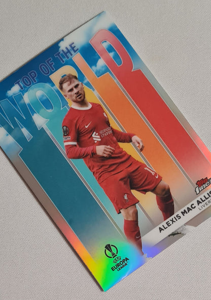 Alexis Mac Allister - 2024 Topps Finest Top of the World #TW-1 Liverpool