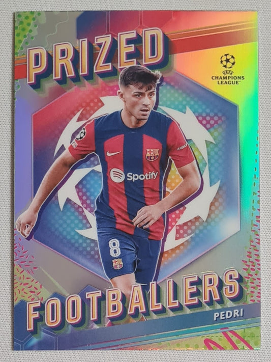 Pedri - 2024 Topps UEFA Prized Footballers #PF-7 Barcelona FC (CL)