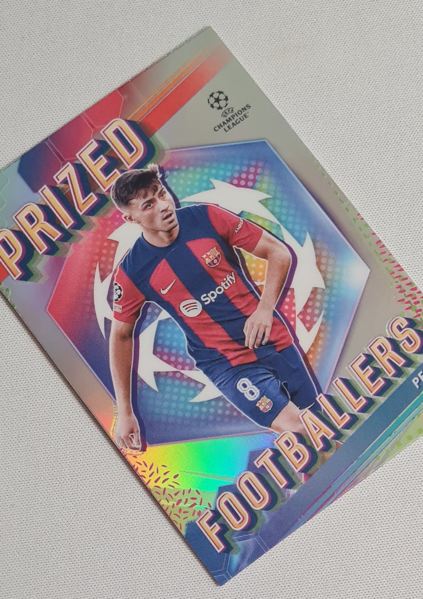 Pedri - 2024 Topps UEFA Prized Footballers #PF-7 Barcelona FC (CL)