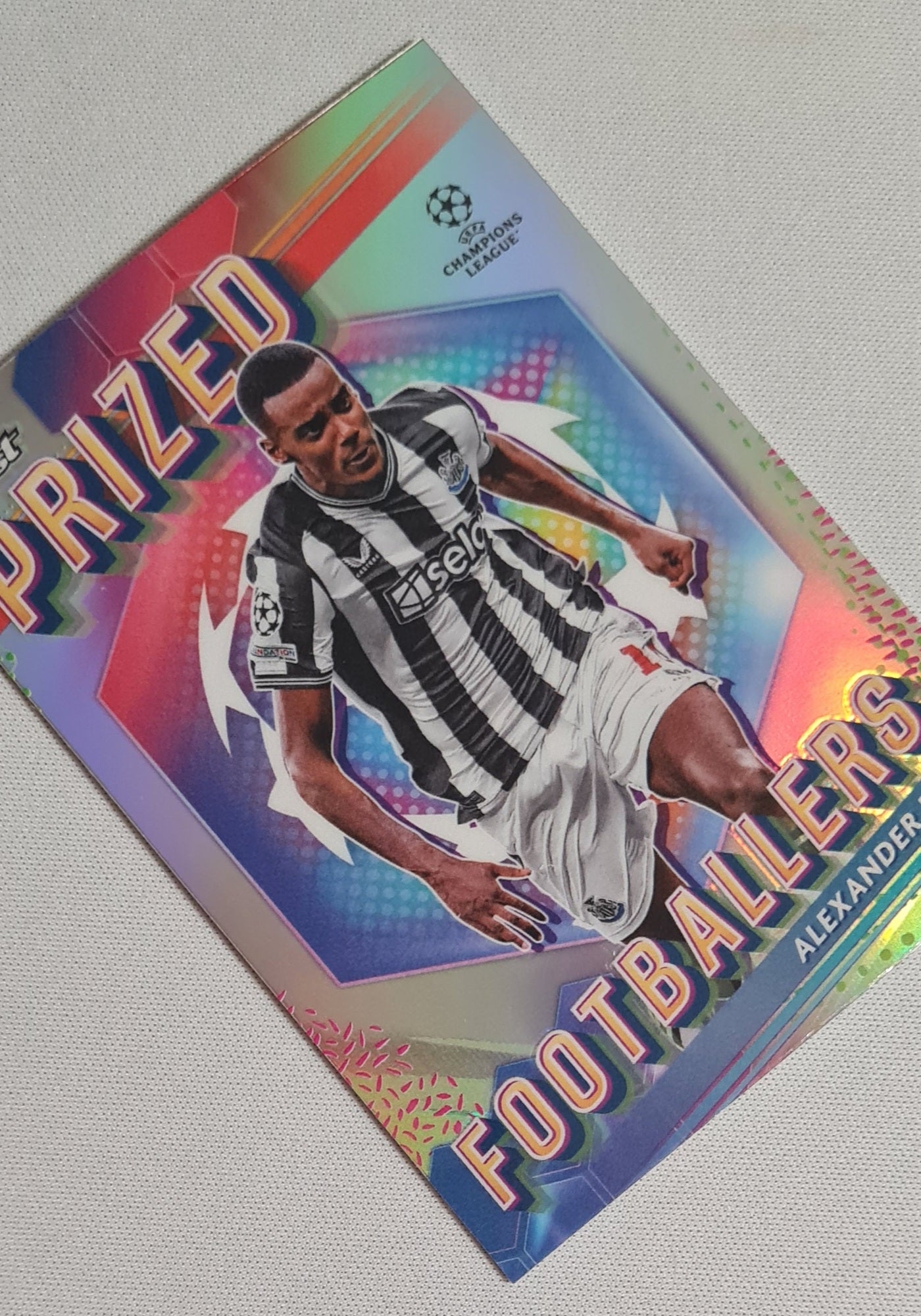 Alexander Isak - 2024 Topps Finest UEFA Prized Footballers #PF-14 NewCastle United (CL)