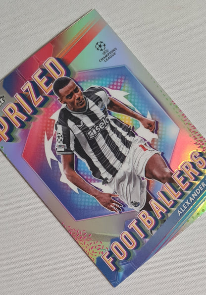 Alexander Isak - 2024 Topps Finest UEFA Prized Footballers #PF-14 NewCastle United (CL)