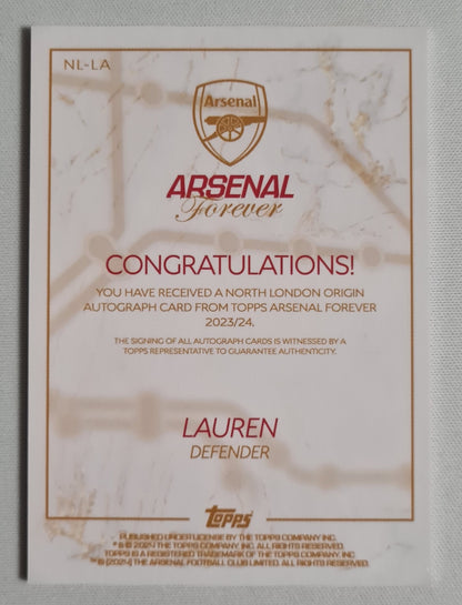 Lauren - 2024 Topps Arsenal Forever #NL-LA Autograph /75