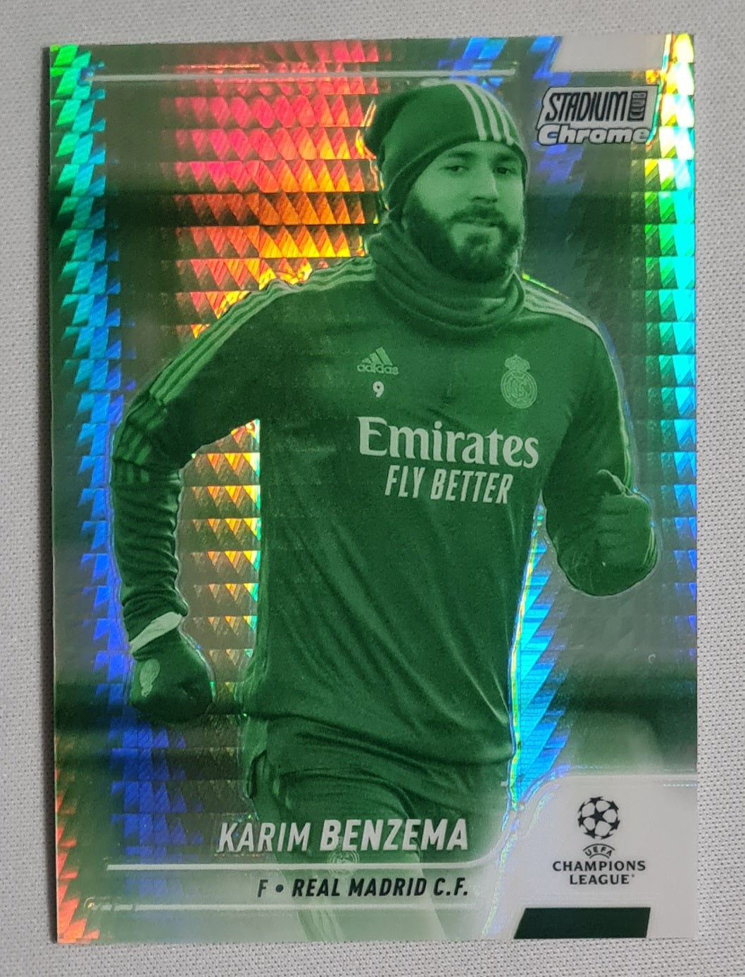 Karim Benzema - 2022 Topps Chrome Stadium Club #68 Night Vision Real Madrid /175