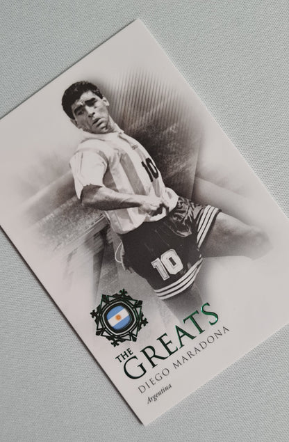 Diego Maradona - 2022 Futera "The Greatest" #111 Green color - Team Argentina /27
