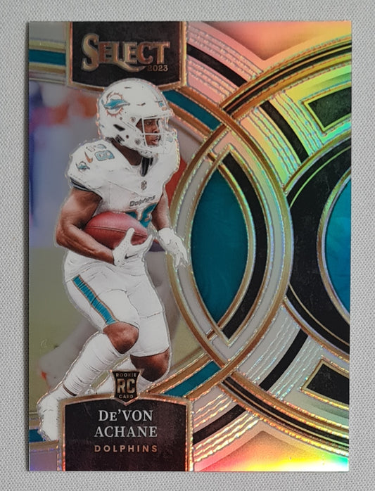 De'Von Achane - 2023 Panini Select Premier Level Silver Prizm #176 Miami Dolphins