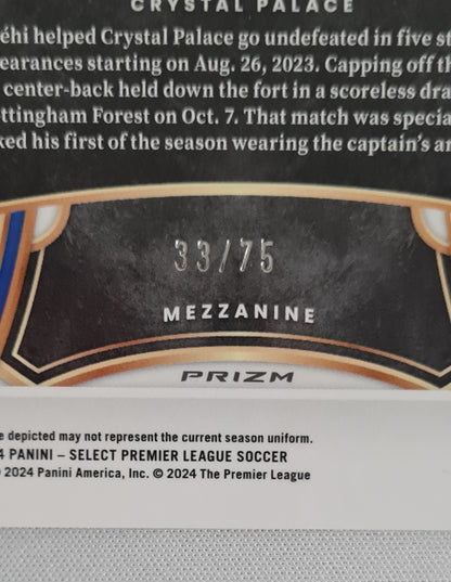 Marc Guehi - 2023/24 Panini Select Premier League Football Orange /75 #139 Crystal Palace