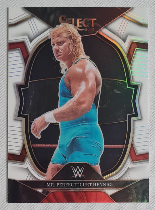 "Mr. Perfect" Curt Henning - 2023 Panini Select WWE #17 (WWE Legends) White Concourse /125