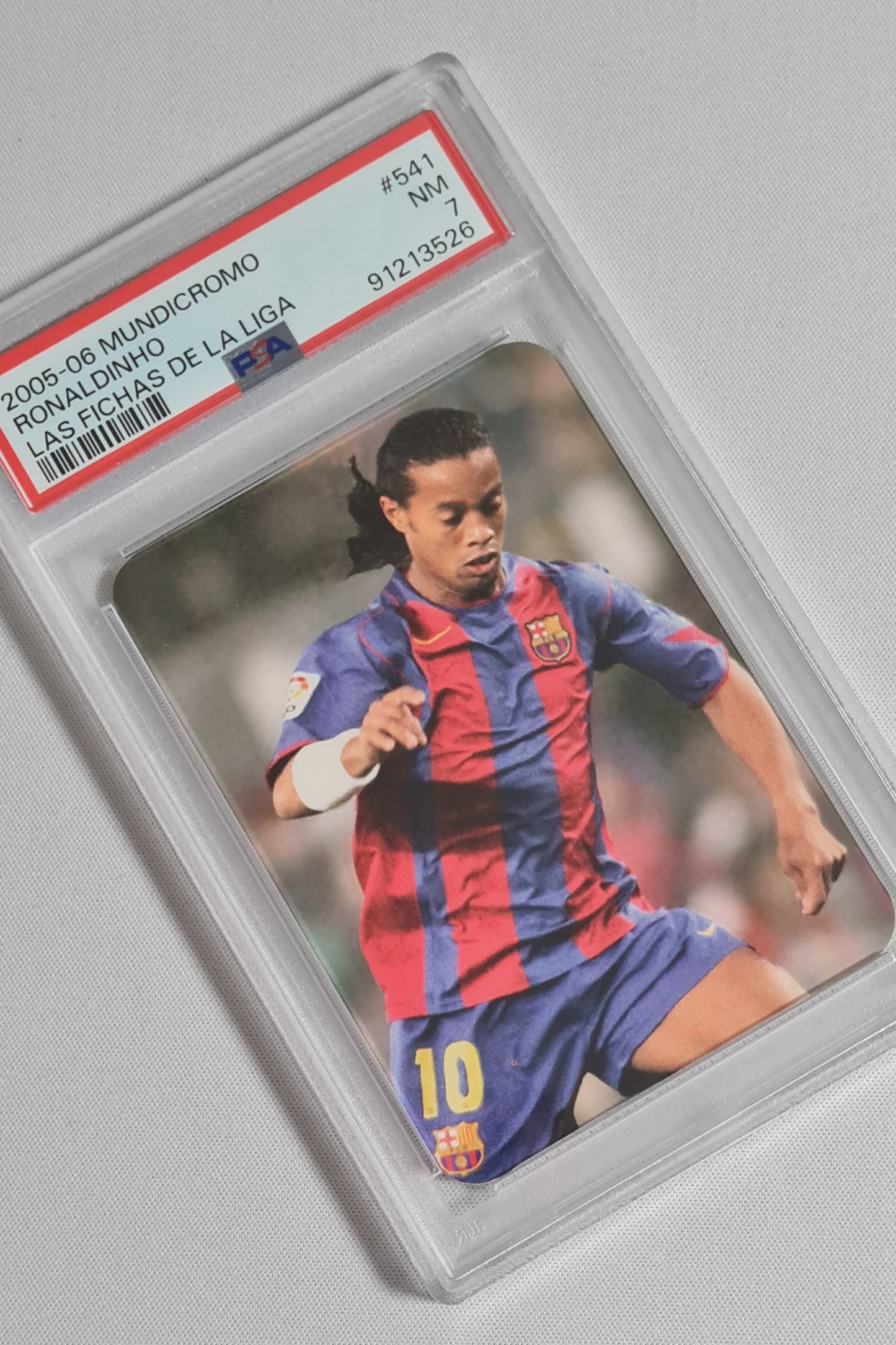Ronaldinho - 2005/06 Mundicromo #541 Las Fichas de la Liga PSA 7 NM