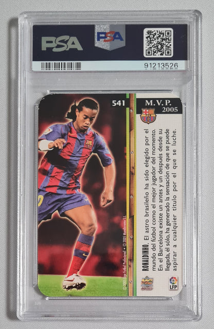 Ronaldinho - 2005/06 Mundicromo #541 Las Fichas de la Liga PSA 7 NM