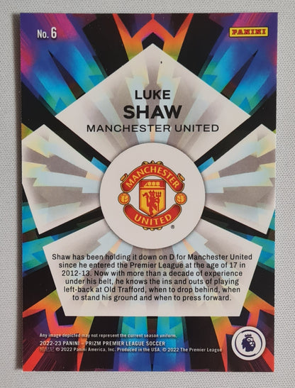 Luke Shaw - 2022/23 Panini Premier League Soccer #6 Man. United