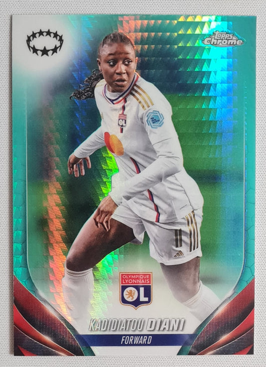 Kadidiatou Diani - 2024 Topps Chrome #11 (CL) Aqua Refractor