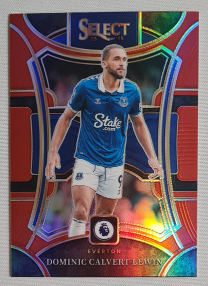Dominic Calvert-Lewin - 2023/24 Panini Select Premier League Soccer #142 Orange Prizm Mezzanine