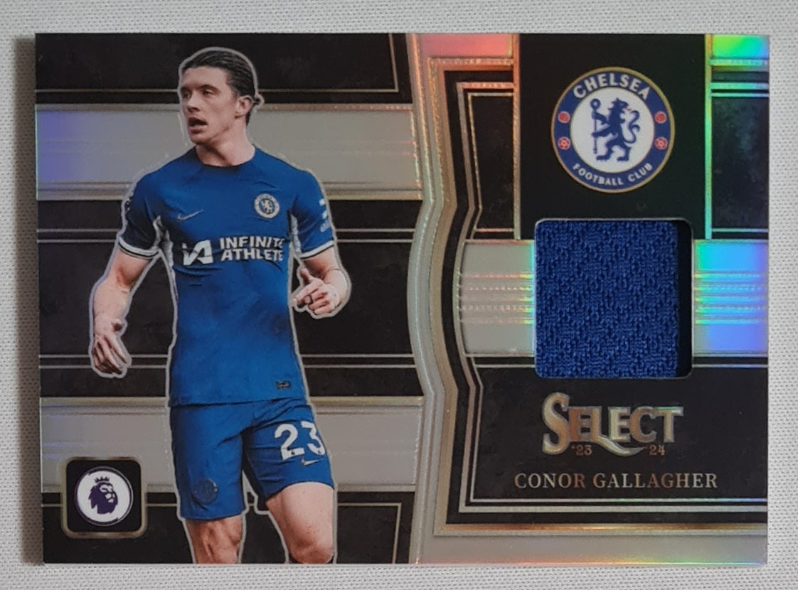 Conor Gallagher - 2023/24 Panini Select Premier League Soccer #SM-CG Holo /Patch Blue