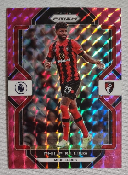 Philip Billing - 2022/23 Panini Prizm Premier League Soccer #218 Pink Prizm Refractor