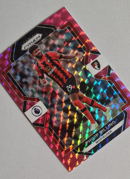 Philip Billing - 2022/23 Panini Prizm Premier League Soccer #218 Pink Prizm Refractor