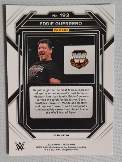 Eddie Guerrero - 2023 Panini Prizm WWE #193 - WWE Legends Cracked ice