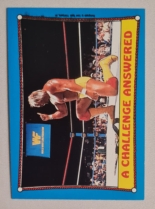 Hulk Hogan - 1987 Topps Chewing Gum Card - Ringside Action #36