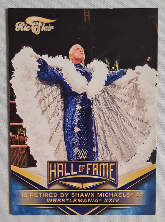 Ric Flair - 2018 Topps WWE Hall of Fame 29 of 40 Final Match HOF Wrestling