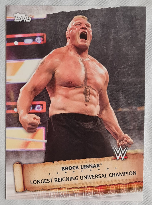 Brock Lesnar - 2020 Topps WWE #YR-3 Wrestling