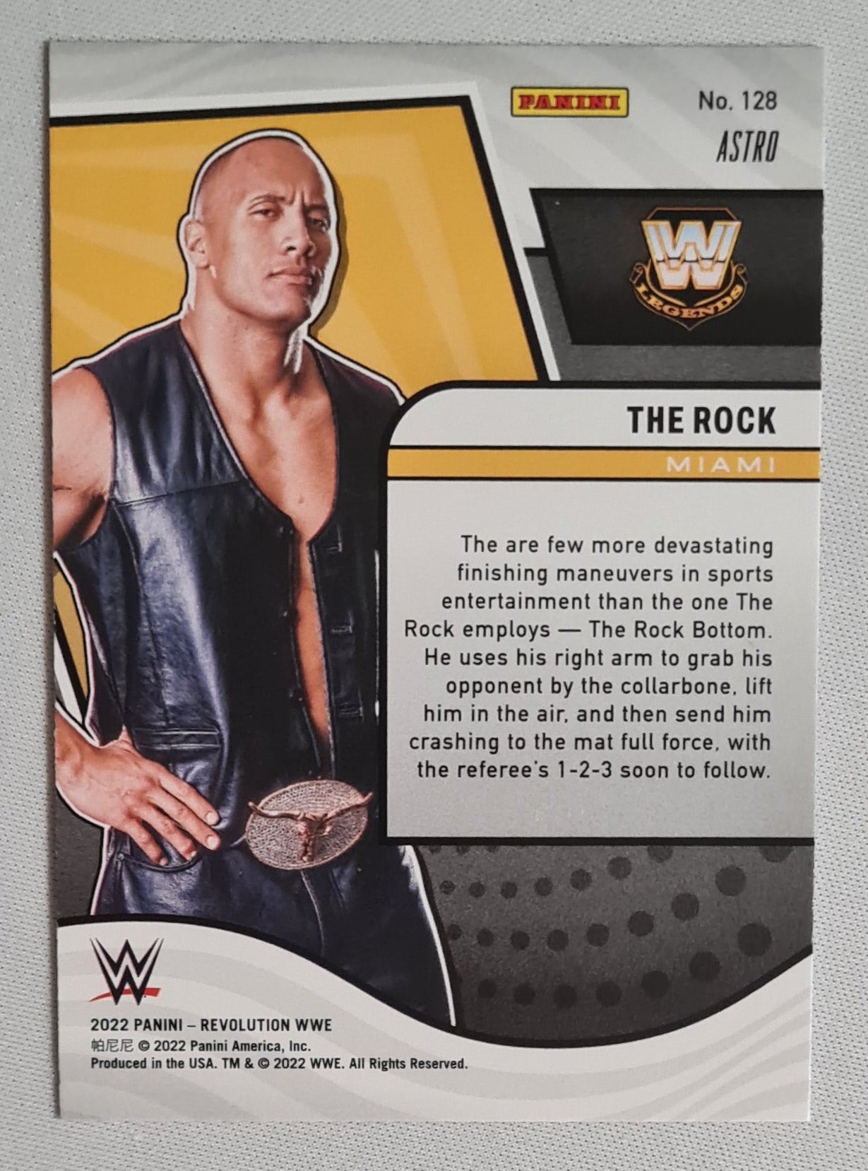 The Rock - 2022 Panini Revolution WWE Legends Astro #128