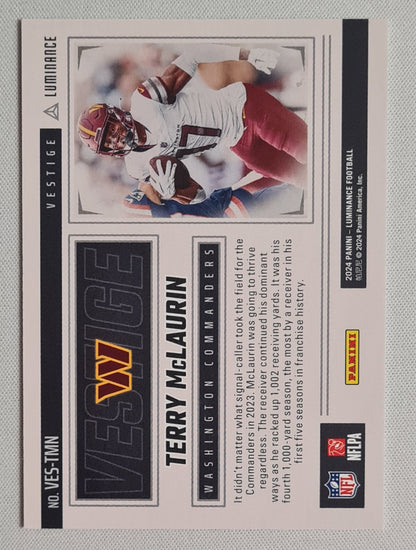 Terry McLaurin - 2024 Panini Luminance Football Vestige #VES-TMN - Washington Commanders