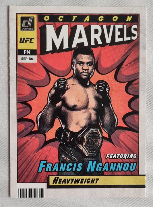 Francis Ngannou - 2022 Panini Octagon Marvels #16 UFC Heavyweight