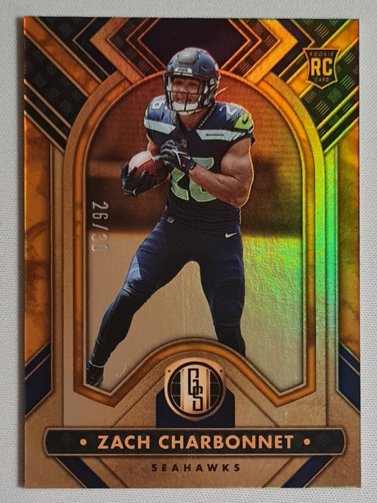 Zach Charbonnet - 2023 Panini Gold Standard Football #199 Seahawks /30