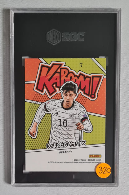 Kai Havertz - 2021/22 Panini Donruss Road to Gatar SGC 10 #2 KABOOM!