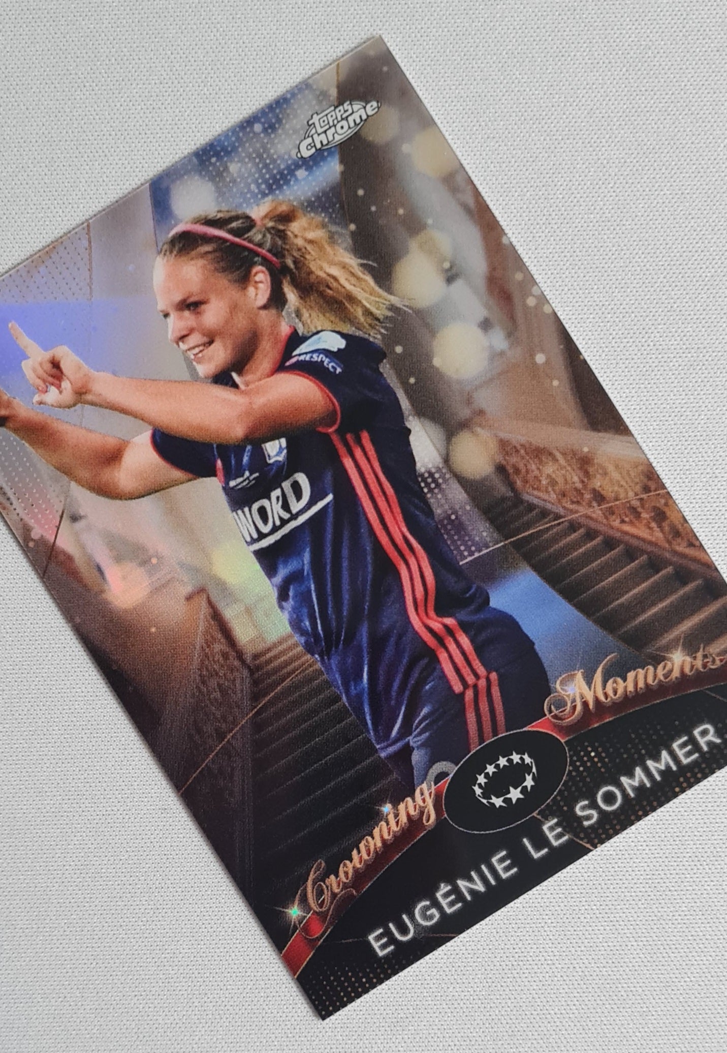 Eugenie Le Sommer - 2023 Topps Chrome "Crowning Moments" #CM-2 (CL)