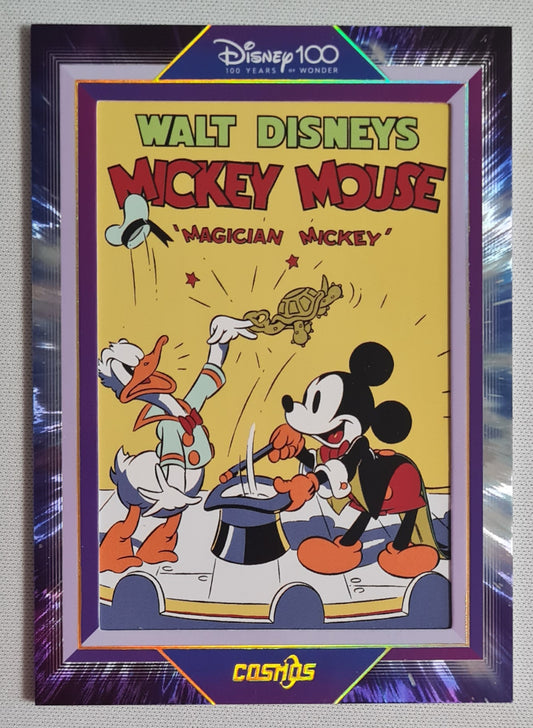 Mickey Mouse - 2023 Disney 100 Cosmos Kakawow #CDQ-HB-05  Purple Poster Card 142 of 288