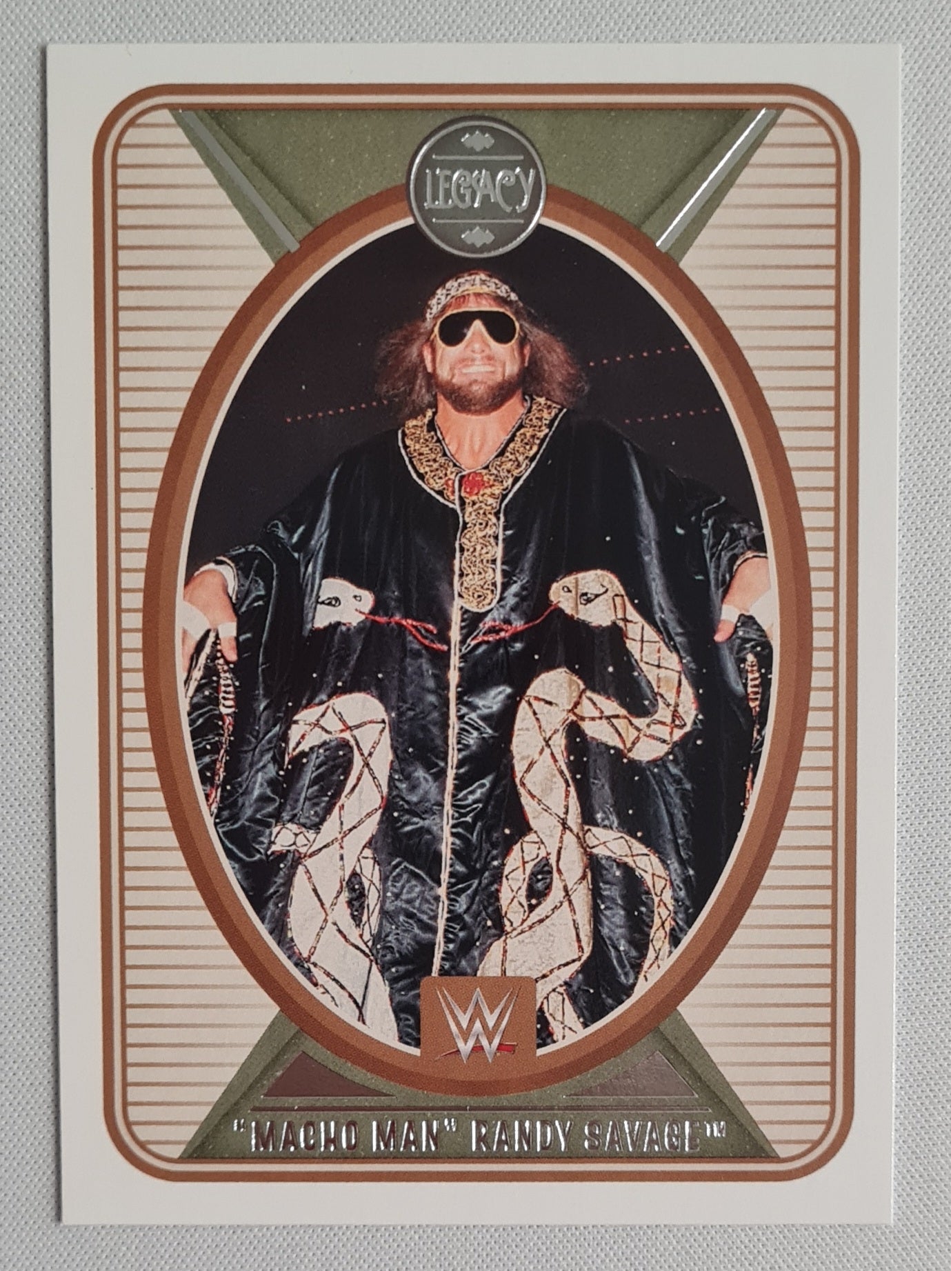 "Macho Man" Randy Savage - 2022 Panini Chronicles Legacy WWE #145 PSA 9.5